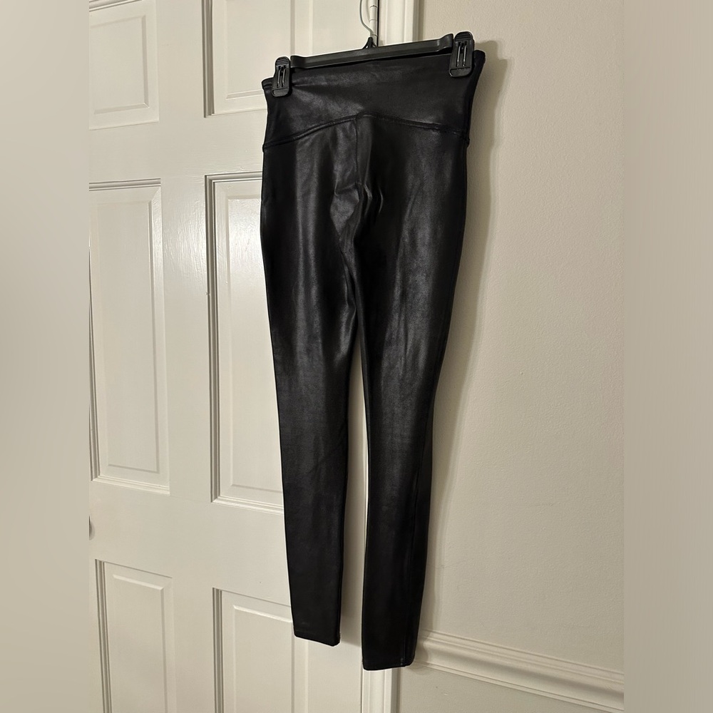 Spanx leather look leggings